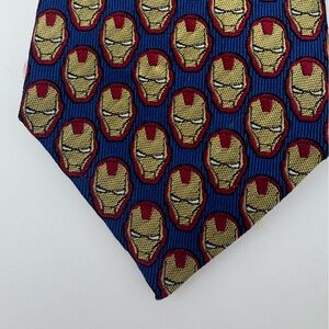Ironman Marvel comics 100% silk neck tie formal dressy movie superhero cartoon